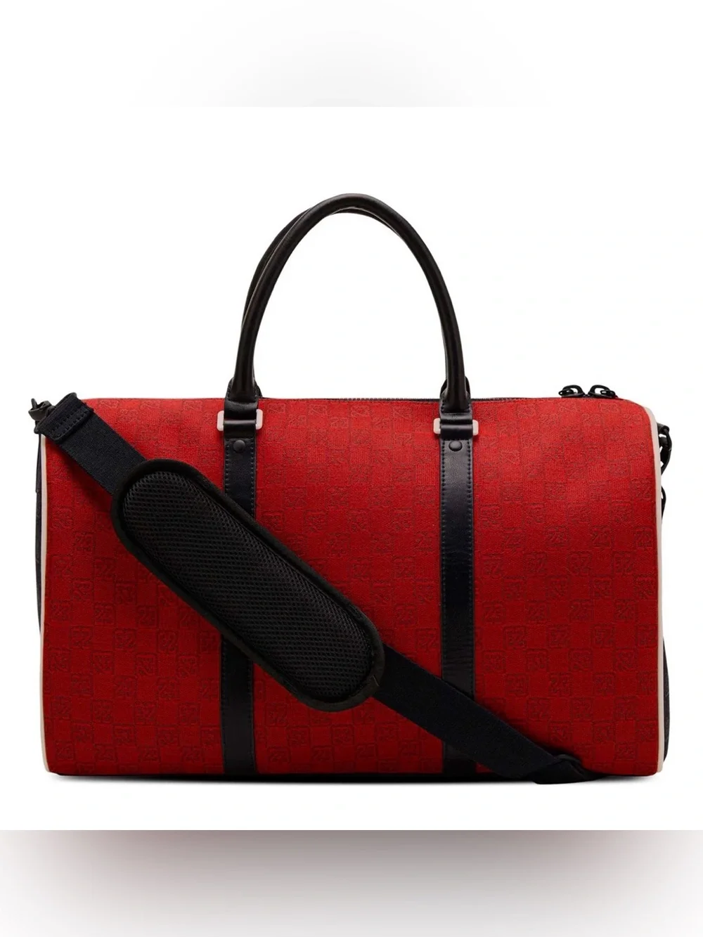 Jordan Monogram Duffle Bag Large in Varsity Red and Black NIKE